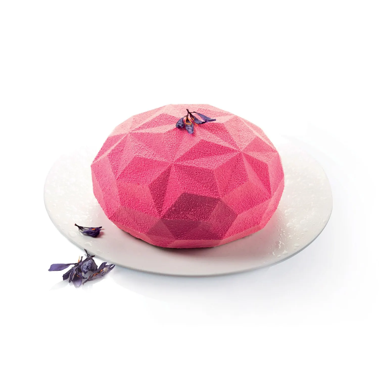 Forme Silicon - Forma Silicon Tort 3D (Gemma), D18 x H9cm, 1590ml, Silikomart