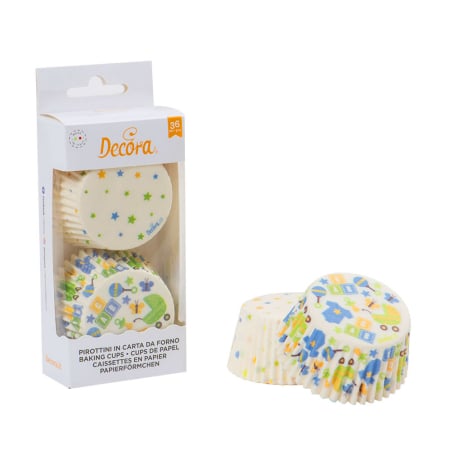 Chese Briose - Chese Briose L Hartie Baby Party, D5 x H3.2cm, 36 Buc, Decora