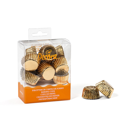 Chese Praline - Chese Praline XS Hartie Aurii, D2.7 x H1.7cm, 180 Buc, Decora