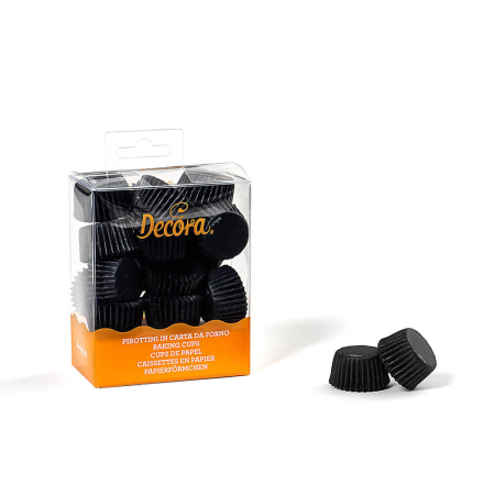Chese Praline - Chese Praline XS Hartie Negre, D2.7 x H1.7cm, 200 Buc, Decora