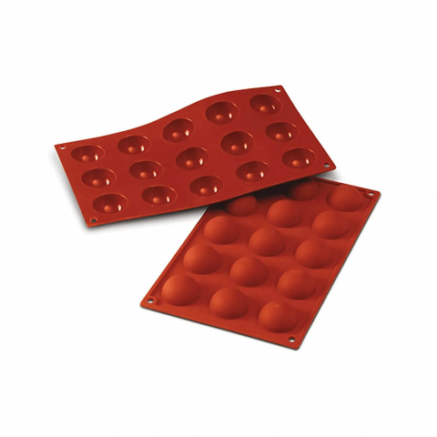 Forma Silicon Semisfere 15 Cavitati (SF005), D4 x H2cm, 20ml, Silikomart [1]