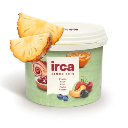 Umpluturi de Fructe - Umplutura cu Bucati de Ananas 70% Fruttidor Irca - 3.6Kg