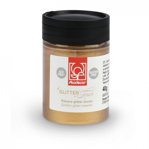 Colorant Alimentar Pudra Glitter Touch Auriu - 40g - Modecor [0]