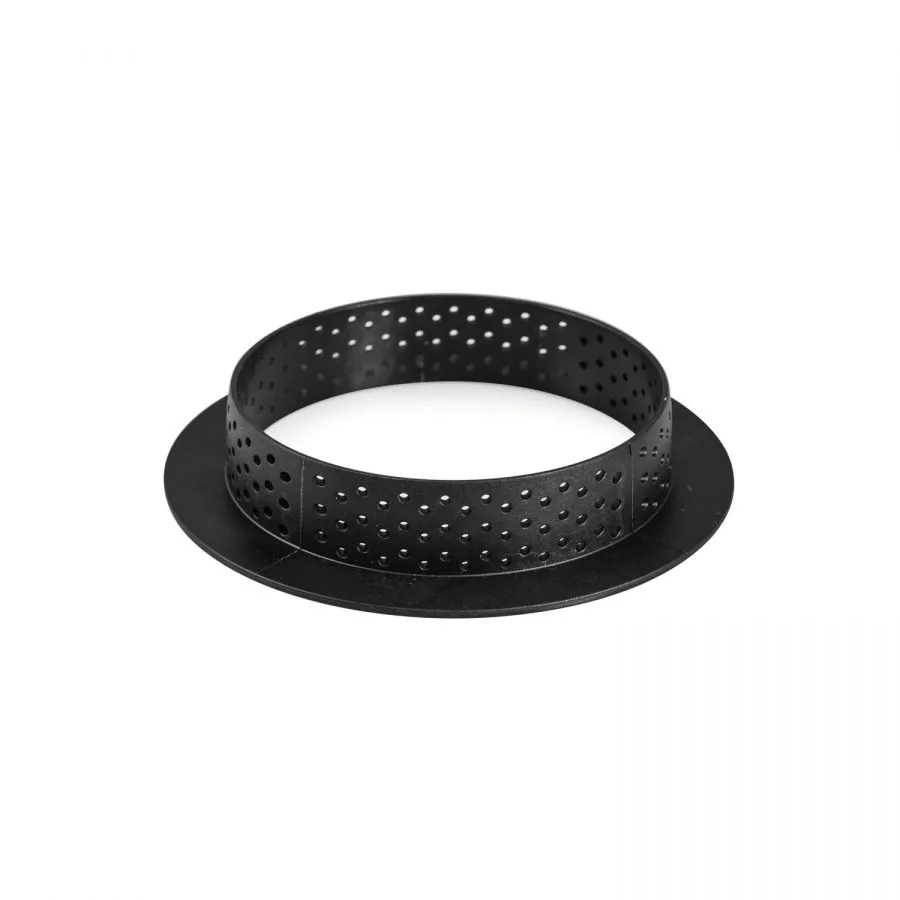 Set Forma Silicon Tarte Twist 6 Cavitati D7 x H2.5cm, 53ml + 6 Rame Microforate D8 x H2cm, Silikomart [3]