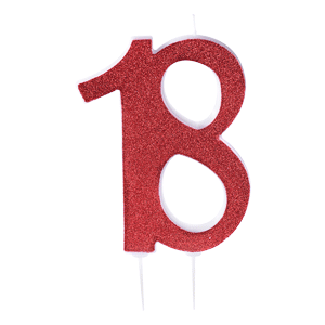 Lumănare roșie - 18 ani [1]