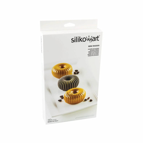 Forma Silicon 6 Cavitati (Mini Raggio), D6.7 x H3.3cm, 85ml, Silikomart [3]