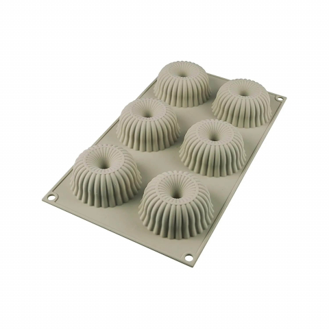Forma Silicon 6 Cavitati (Mini Raggio), D6.7 x H3.3cm, 85ml, Silikomart [2]