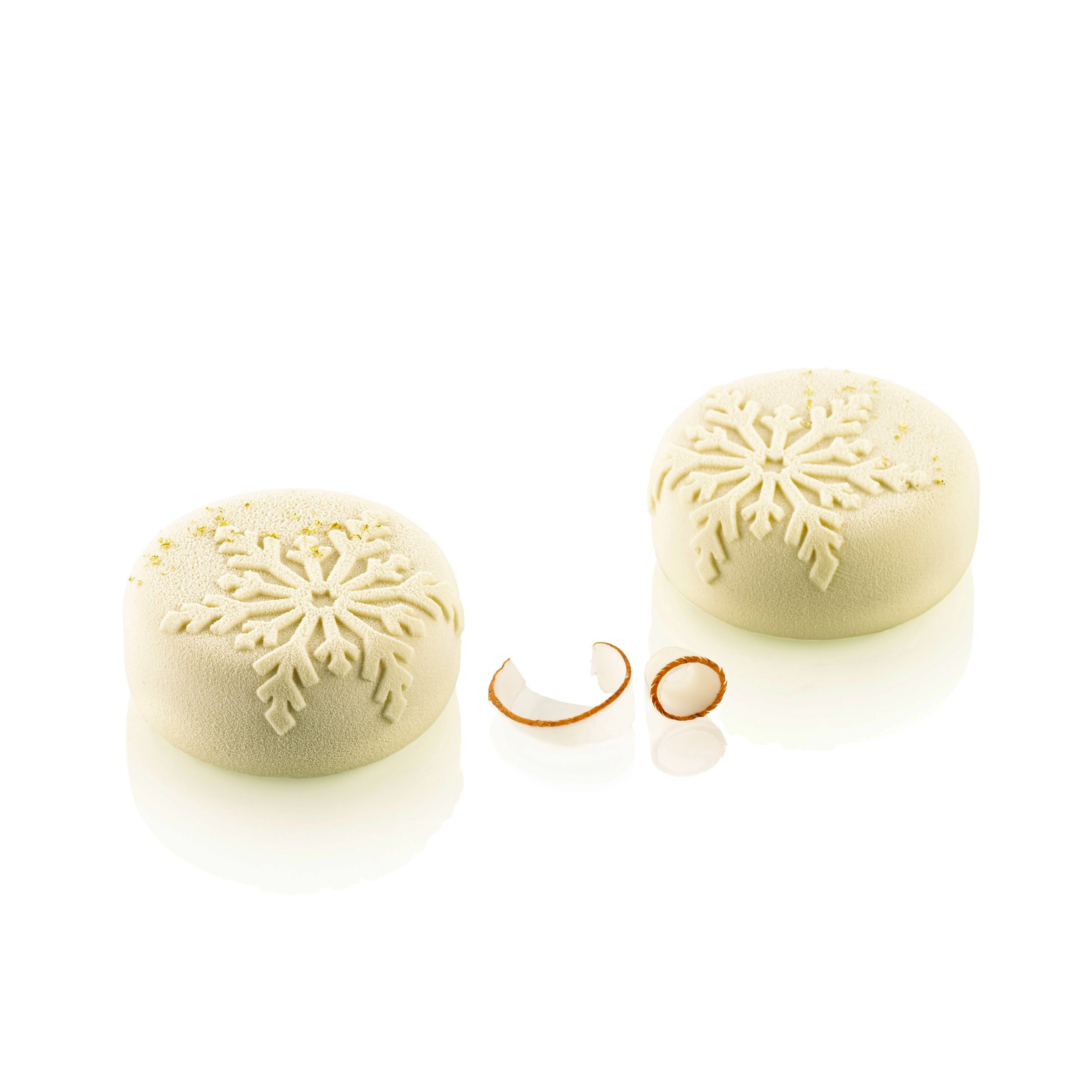 Forma Silicon Fulgi 6 Cavitati (Neve 110), D7 x H3cm, 110ml, Silikomart [0]