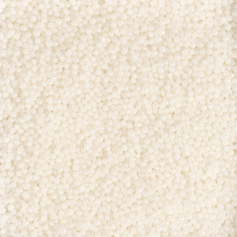 Perle Zahar Alb Stralucitor D2mm, 1Kg, Decora [1]