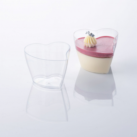 Pahare Desert Love 100ml, 7.3 x 6.4 x H5.2cm, Set 100 Buc, Martellato