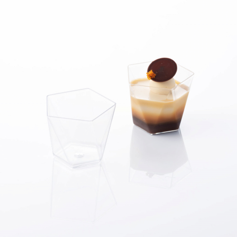 Pahare Desert Penta 120ml, D7.2 x H5.6cm, Set 100 Buc, Martellato