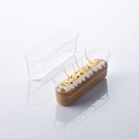 Pahare desert - Candy Bar - Pahare Desert Eclair 120ml, 13.7 x 3.7 x H4.1cm, Set 100 Buc, Martellato