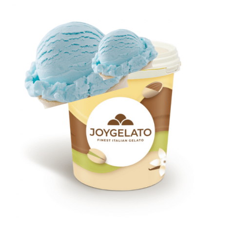 Paste Inghetata cu Lapte - Pasta cu Aroma de Guma Albastra Joypaste Bubble Blue Joygelato - 1.2Kg