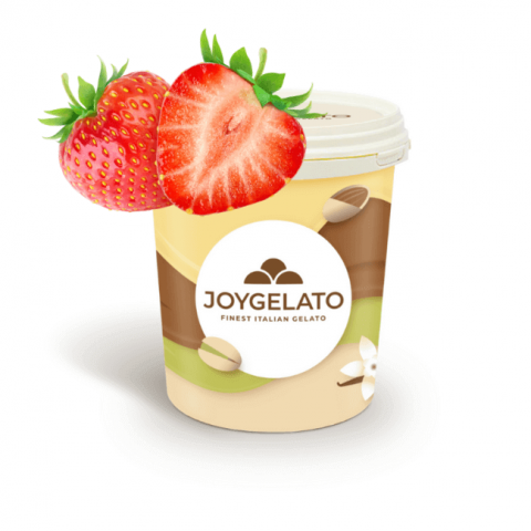 Pasta de Fructe - Pasta de Capsuni Aromatizanta Joypaste Fragola Joygelato - 1.2Kg