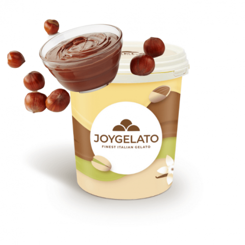 Paste Inghetata cu Lapte - Pasta de Alune de Padure Premium Aromatizanta Joypaste Nocciola Premium Joygelato - 1Kg