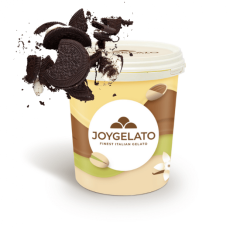 Paste Inghetata cu Lapte - Pasta de Oreo Aromatizanta Joypaste Amorenero Joygelato - 1.2Kg