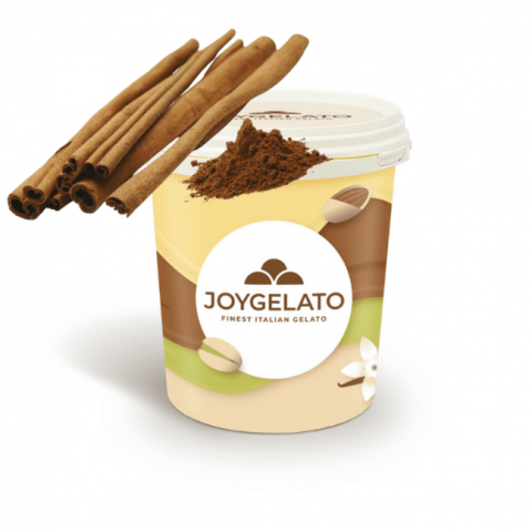 Paste Inghetata cu Lapte - Pasta de Scortisoara Aromatizanta Joypaste Cannella Joygelato - 1.2Kg