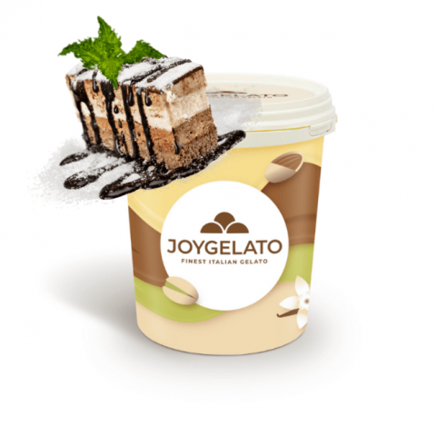 Paste Inghetata cu Lapte - Pasta cu Aroma de Tiramisu Aromatizanta Joypaste Tiramisu Joygelato - 1.2Kg