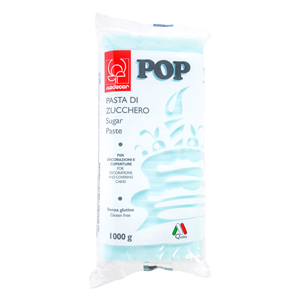 Icing Pop Modecor - Pasta de Zahar Albastru Deschis Pop Modecor - 1Kg