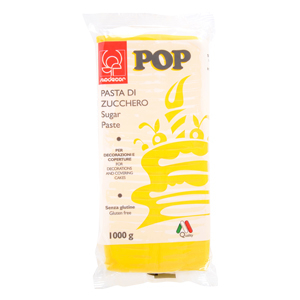 Icing Pop Modecor - Pasta de Zahar Galbena Pop Modecor - 1Kg