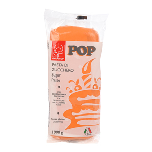 Icing Pop Modecor - Pasta de Zahar Portocalie Pop Modecor - 1Kg