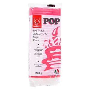 Icing Pop Modecor - Pasta de Zahar Roz Inchis Fuchsia Pop Modecor - 1Kg