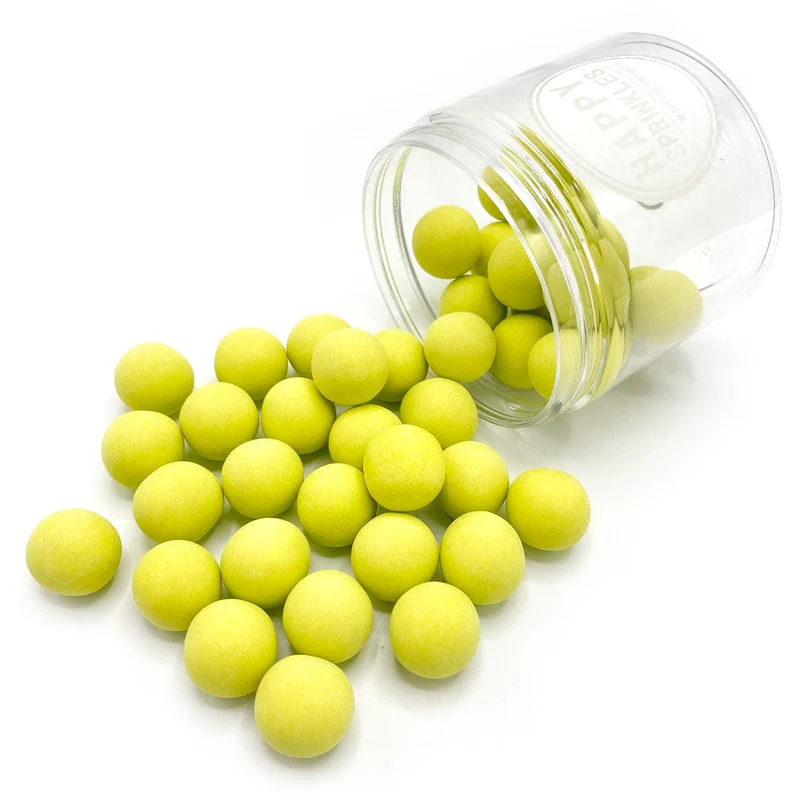 Perle din Ciocolata - Perle Ciocolata Light Green XXL D18mm, 120g, Happy Sprinkles