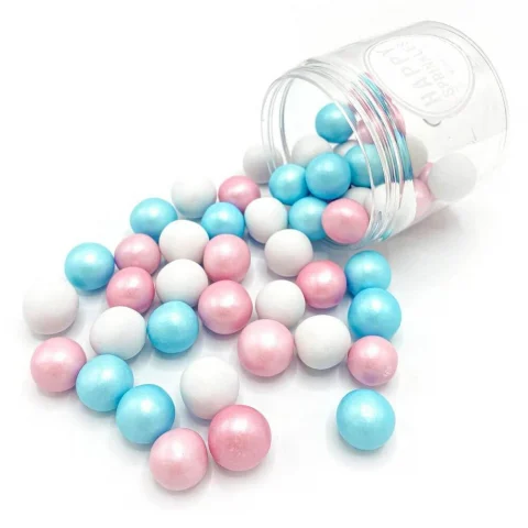 Perle din Ciocolata - Perle Ciocolata Maybe Baby XXL D18mm, 130g, Happy Sprinkles