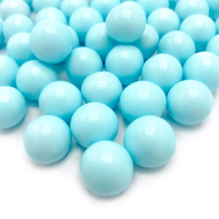 Perle, Bilute si Sprinkles - Perle Ciocolata Albastre XXL D18mm, 500g, Happy Sprinkles