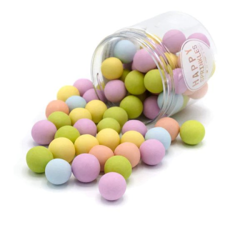Perle, Bilute si Sprinkles - Perle Ciocolata Dull Pastels XXL D18mm, 500g, Happy Sprinkles