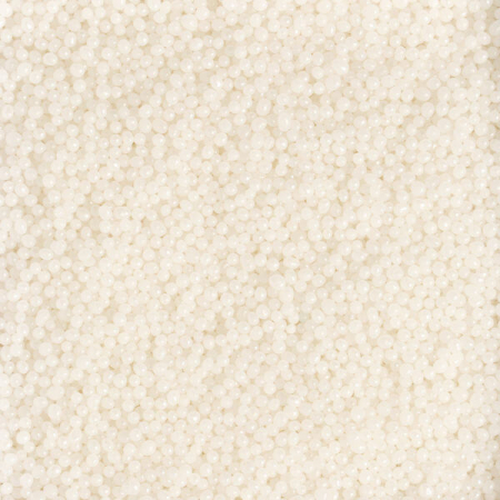 Perle Zahar Alb Stralucitor D2mm, 100g, Decora [1]