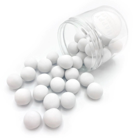 Perle, Bilute si Sprinkles - Perle Ciocolata White Choco XXL D18mm, 500g, Happy Sprinkles
