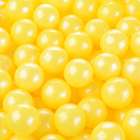 Perle, Bilute si Sprinkles - Perle Zahar Galben Perlat D9mm, 1Kg, Modecor