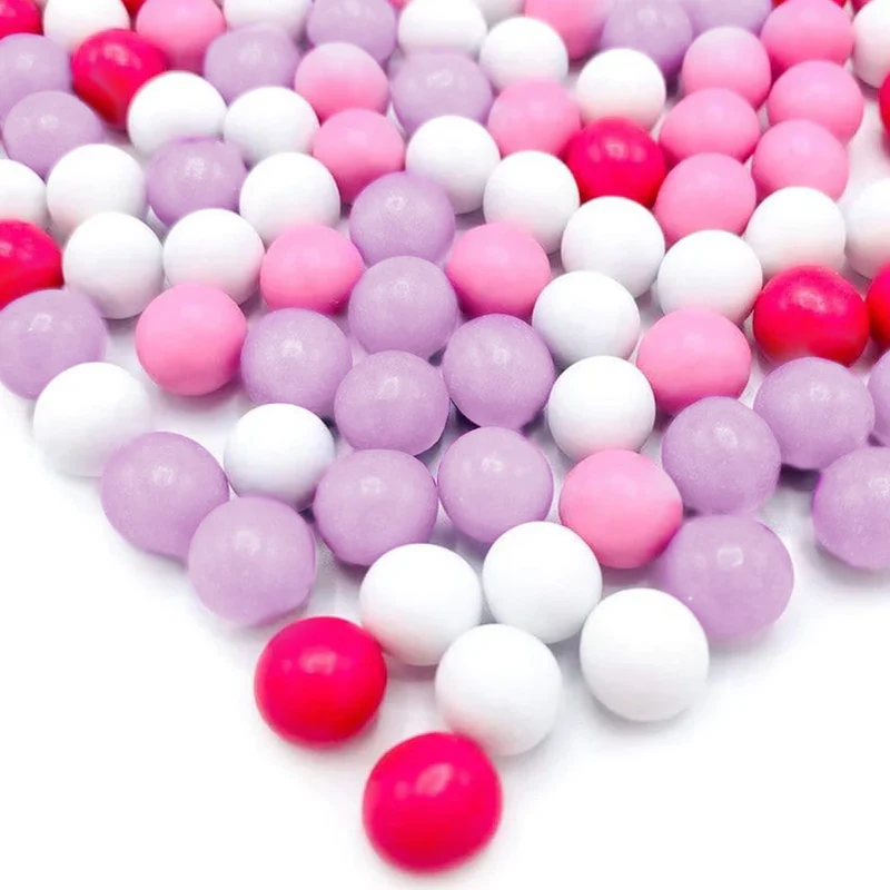 Perle, Bilute si Sprinkles - Perle Ciocolata Lipstick Love D9mm, 450g, Happy Sprinkles