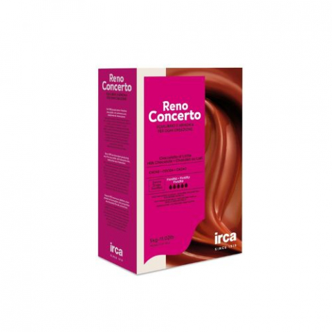 Ciocolata Irca - Banuti de Ciocolata cu Lapte si Caramel Reno Concerto Latte Caramel 32% Irca - 5Kg