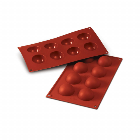 Forma Silicon Semisfere 8 Cavitati (SF004), D5 x H2.5cm, 30ml, Silikomart [2]