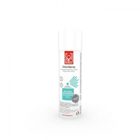 Coloranti pe baza de Alcool - Colorant Alimentar Spray Albastru Perlat Modecor - 250ml