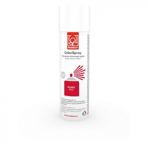 Coloranti pe baza de Alcool - Colorant Alimentar Spray Rosu Pastelat Modecor - 250ml