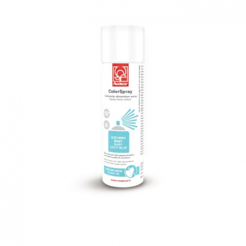 Coloranti pe baza de Alcool - Colorant Alimentar Spray Albastru Deschis Pastelat Modecor - 250ml
