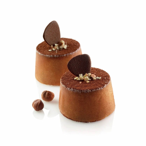 Forme Silicon Monoportii si Mignon - Forma Silicon Muffins Monoportii 24 Cavitati (SQ009), 6.9 x H3.9cm, 122ml, Silikomart