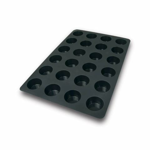 Forma Silicon Muffins Monoportii 24 Cavitati (SQ009), 6.9 x H3.9cm, 122ml, Silikomart [1]
