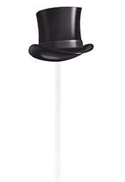 Topper tort nuntă - Groom hat