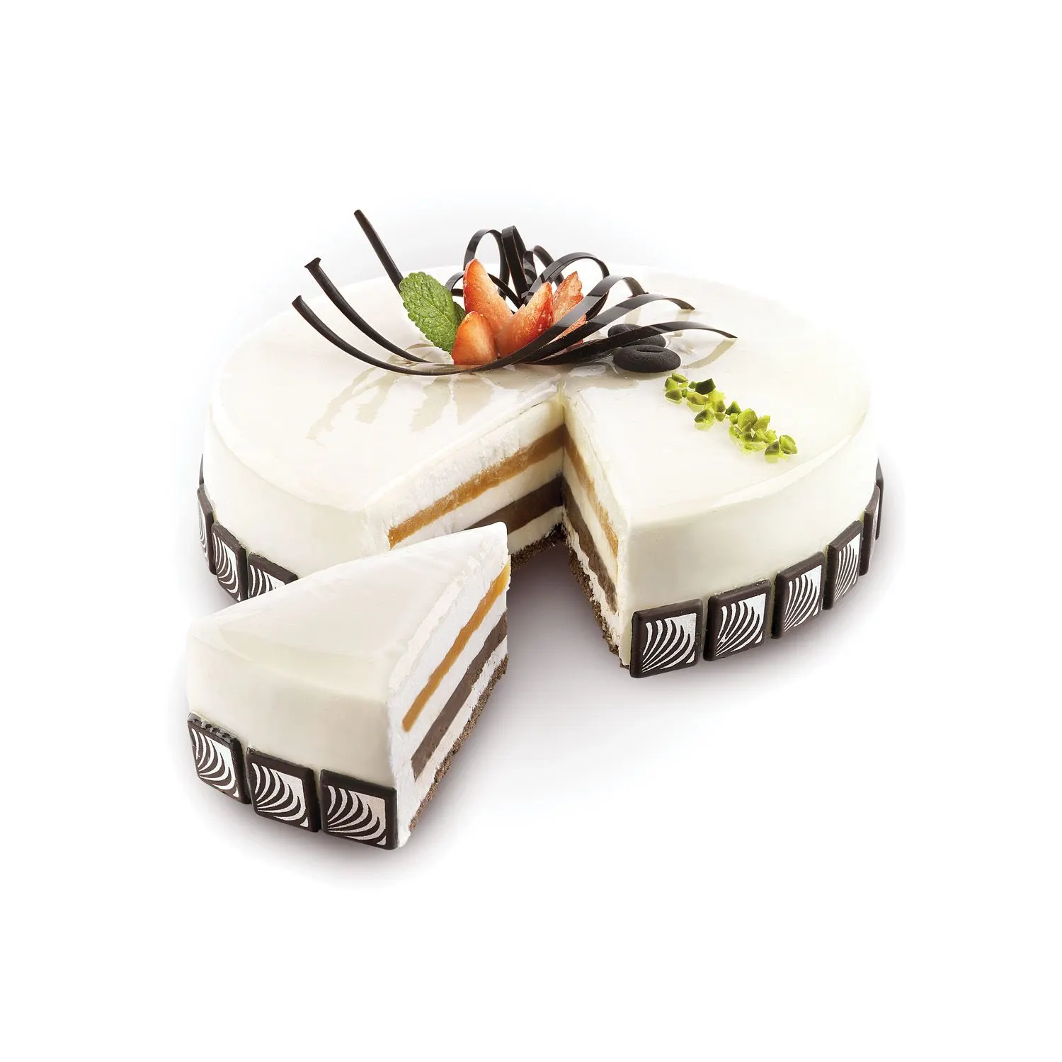 Forma Silicon Tort 3D (TOR180 H40), D18 x H4cm, 1013ml, Silikomart [0]