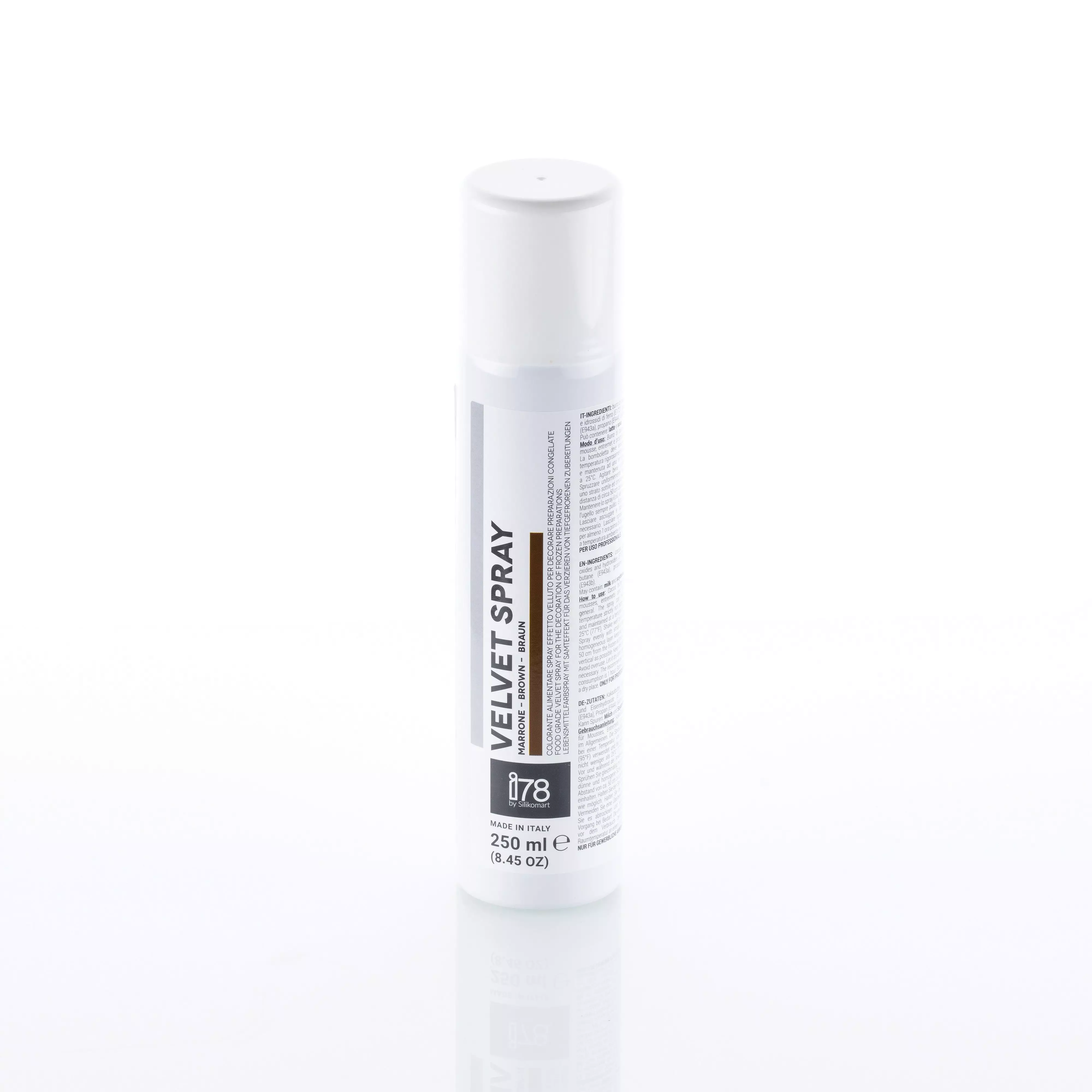 Coloranti Alimentari - Colorant Alimentar Spray Velvet Maro Silikomart - 250ml