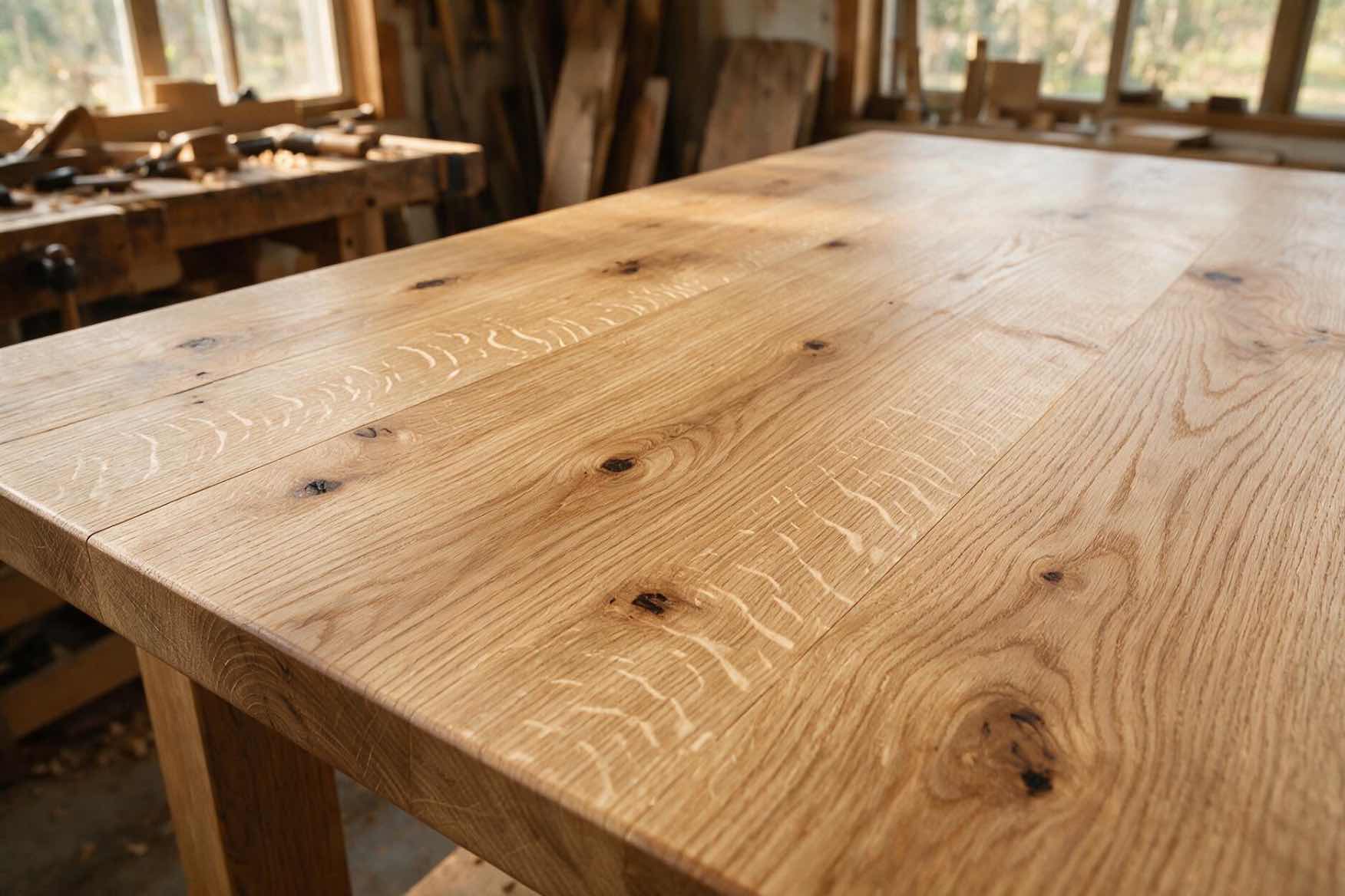 blat din lemn masiv, stejar rustic
