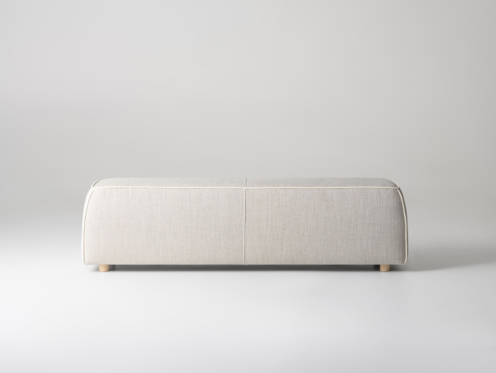 Bancheta dormitor Limura 60-160cm, tapitata, personalizabila, picioare lemn masiv 4cm, stil contemporan [2]