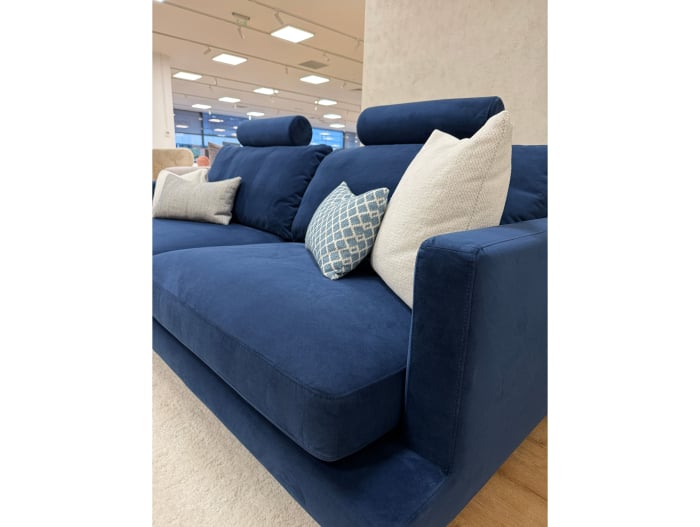 Canapea Alvar Seven Navy 236cm cu tetiere SALE [3]