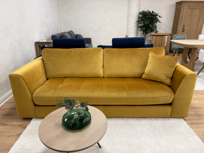 Canapea Carolina Velvet Lux Okre CAT4 SALE [3]