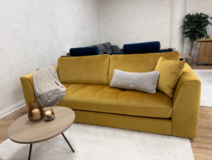 Canapea Carolina Velvet Lux Okre CAT4 SALE [9]