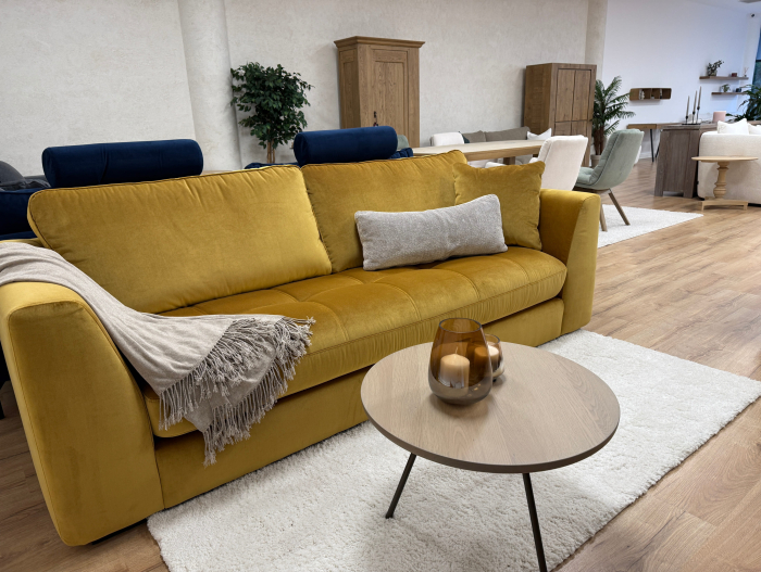 Canapea Carolina Velvet Lux Okre CAT4 SALE [6]